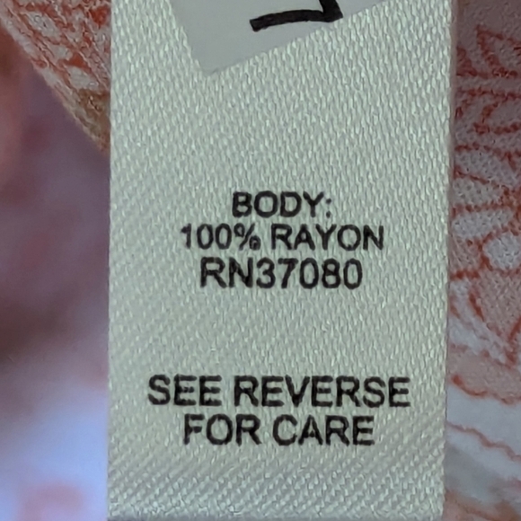 New Cato Paris Spring Tiger Lily Ruffled Blouse With Flared Sleeves - Picture 8 of 15